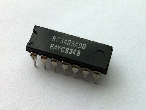 5 Pièces Circuits Intégrés RC3403ADB - DIP-14 - Neuf En Lot